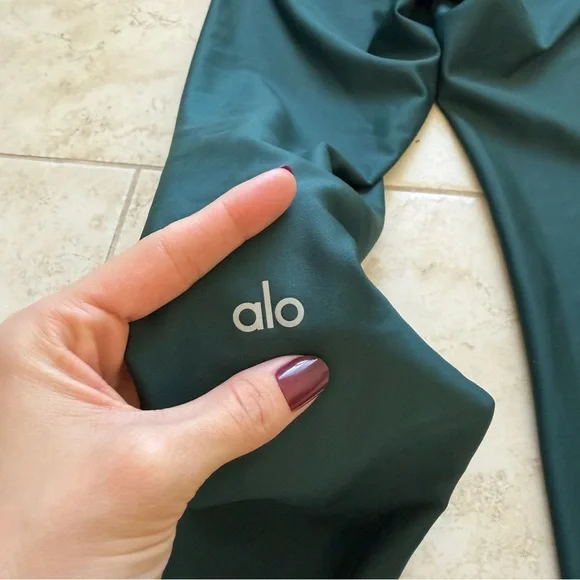 ALO YOGA Airlift Disco Daze Onesie Midnight Green Jumpsuit - Picture 6 of 7